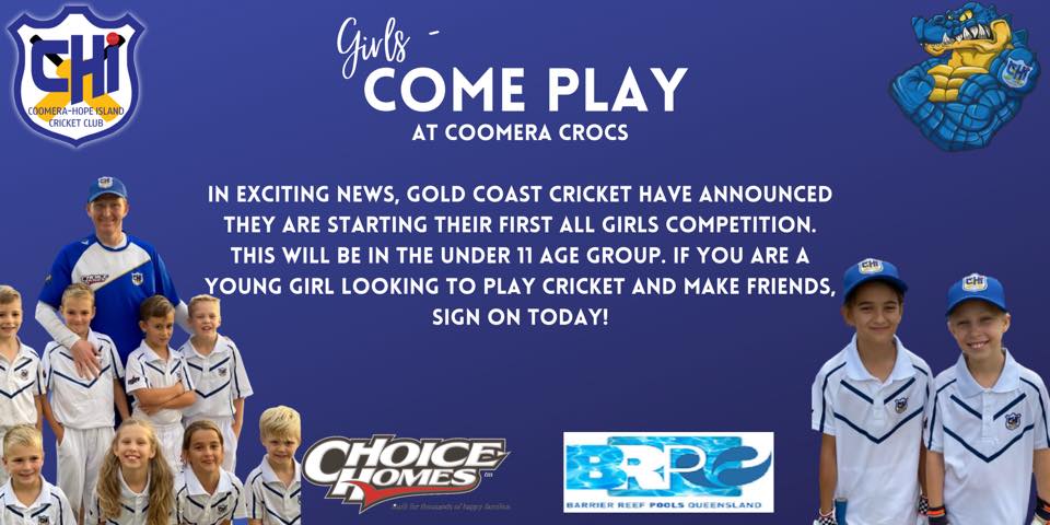 EXCITING ANNOUNCEMENT FOR ALL GIRL CRICKET PLAYERS!!